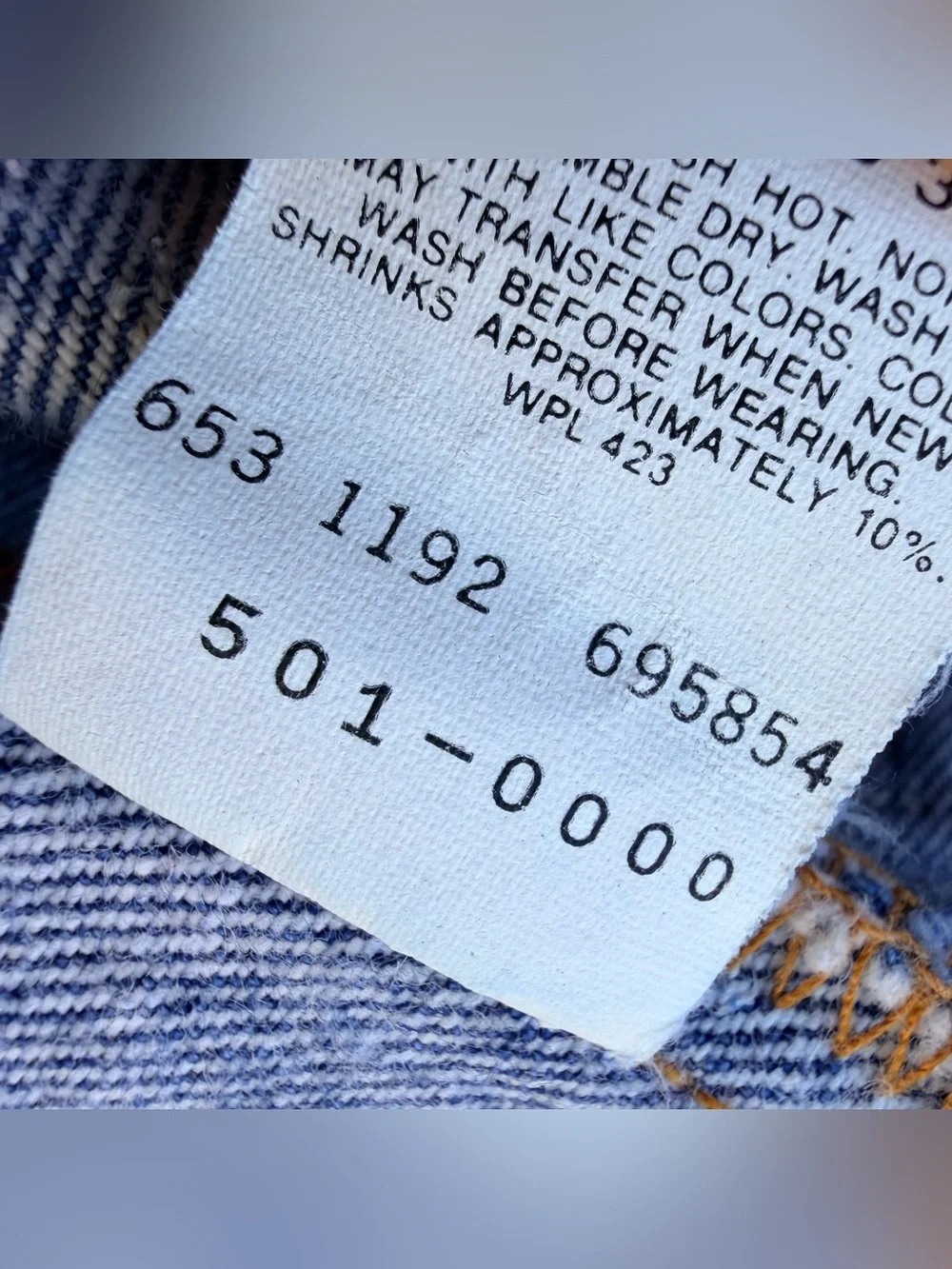 Vintage Levi’s 501 Jeans Made In USA 90s Button Fly 30x29